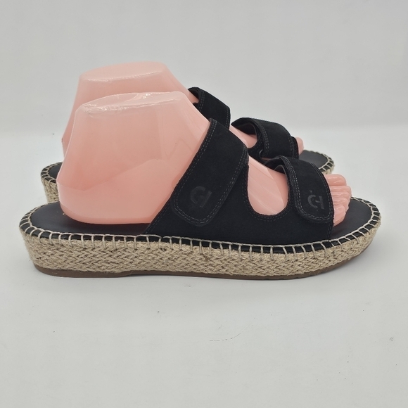 Cole Haan Womens Zerogrand Cloudfeel Sandals Espadrille Slide Black Size 8.5 - Picture 8 of 16